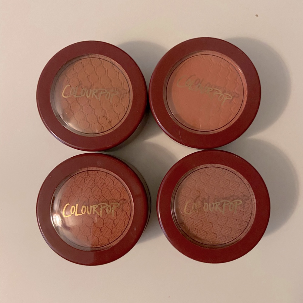 Colourpop supershock blushes.